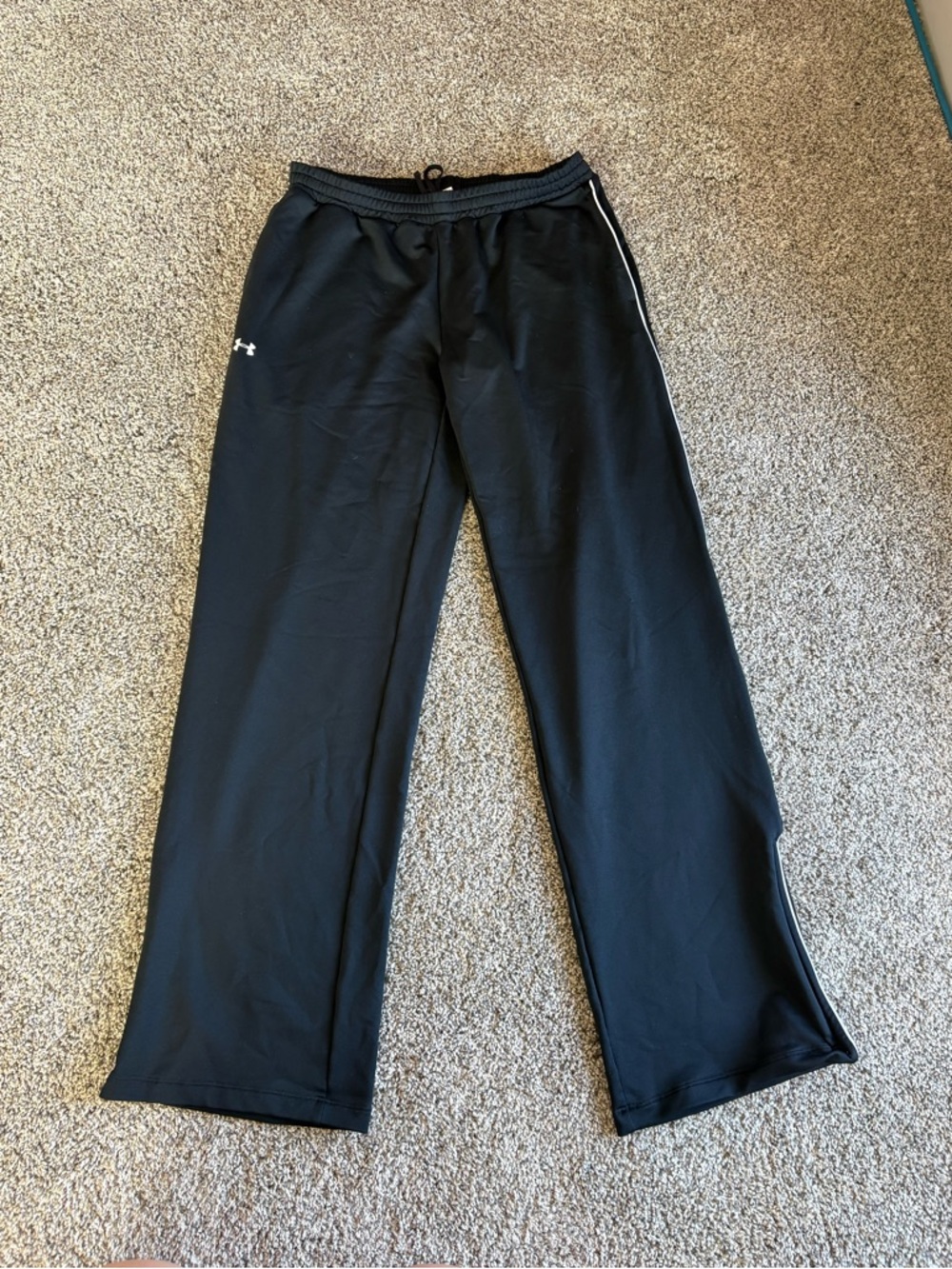Under Armour Black Joggers with White Side Stripe